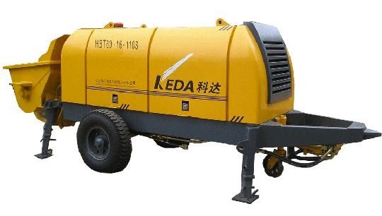 Bomba concreta inmóvil de HBT80.13.130RS con el sistema hydráulico dual