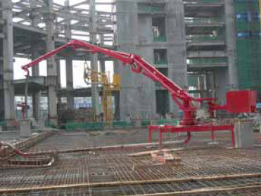 Bomba concreta de la araña del sistema eléctrico que pone el auge HG17 inalámbrico